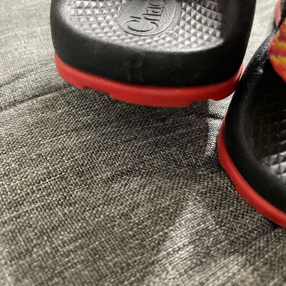 Chaco ZX1 Orange Swirl Sandal Kid's SZ 11 - Picture 6 of 8